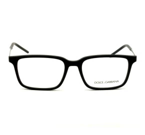 Óculos Dolce & Gabbana Masculino  DG5099 Preto Fosco 2525 55mm