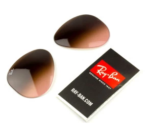 Lentes Ray Ban Aviador Marrom Rosê Degradê RB3025 9001/A5 Tamanho 58mm Médio