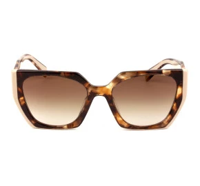 Óculos Prada SPR15W Caramelo Tartaruga Pó de Arroz 01R-0A6 54mm