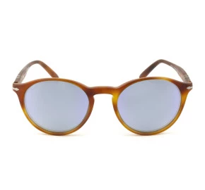 Óculos Persol 3092-S-M Terra Di Siena Azul Espelhado 9006/56