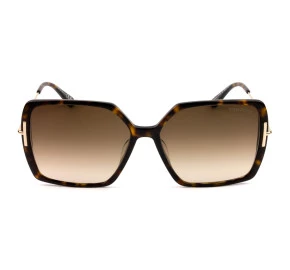 Óculos Tom Ford Feminino Joanna Turtle Marrom TF1039 52F 59mm