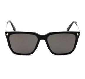 Óculos Tom Ford Masculino Garett Preto Cinza Polarizado TF862 01D 58mm