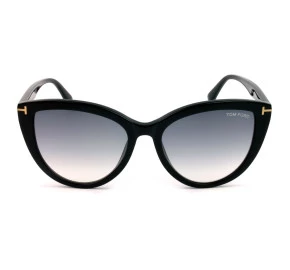 Óculos Tom Ford Feminino Isabella Preto Cinza Degradê TF915 01B 59mm