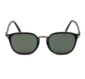 Óculos Persol 3186-S Preto Brilho Verde Polarizado 95/58 53mm 
