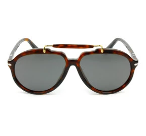 Óculos Persol Senna 0202-S Havana Cinza Polarizado 24/48 57mm 