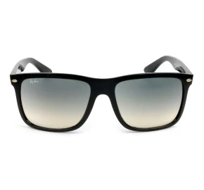 Óculos Ray Ban Boyfriend Two RB4547 Preto Brilho Cinza Degrade 601/32 60 mm 