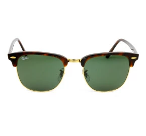 Óculos Ray Ban Clubmaster RB3016 Turtle Brilho G-15 W0366 55mm 