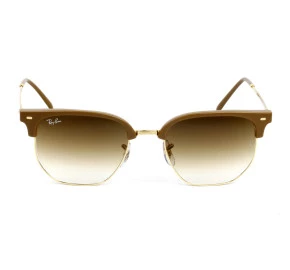 Óculos Ray Ban New Clubmaster RB4416 Nude Dourado Marrom Degrade 6721/51 53mm 