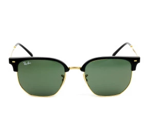 Óculos Ray Ban New Clubmaster RB4416 Preto Brilho Dourado G15 601/31 53mm 