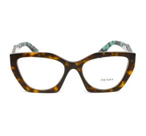 Prada VPR 09Y Turtle 2AU-1O1 54mm - Óculos de Grau