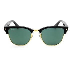 Óculos Ray Ban Clubmaster Reverse Preto Dourado G-15 RBR0504S 6677/VR 54 mm