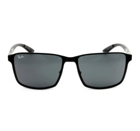 Oculos Ray Ban Liteforce RB3721CH Preto Fosco Cinza 186/87 59mm 