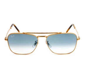 Óculos Ray Ban New Caravan RB3636 Rose Gold Azul Degrade 9202/3F 58mm 
