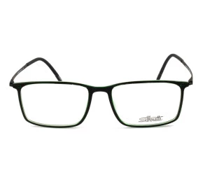 Óculos Silhouette SPX 2965 Verde Escuro 75 9140 57mm
