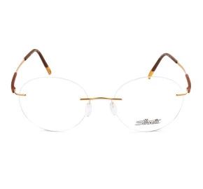 Óculos Silhouette Flutuante 5540 Rose Brilho IO 3530 54mm