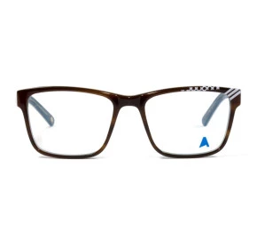 Óculos de Grau Absurda Villa Crespo - Marrom / Azul / Branco - 2537 464 53