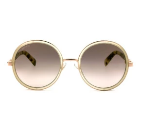 Jimmy Choo Andie/s - Nude/Marrom Degradê J7ANH 54mm - Óculos de Sol