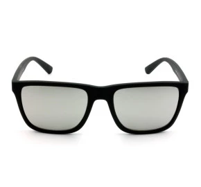 Armani Exchange AX4080SL - Preto Fosco/Cinza Espelhado 80786G 57mm - Óculos de Sol