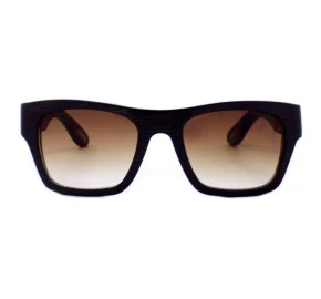 Óculos Evoke Wood Series Bamboo Collection 02 Black Wood Laser Brown Gradient
