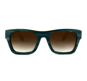 Óculos Evoke Wood Series Bamboo Collection 02 Maple Collection Black Laser Brown Gradient