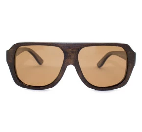 Óculos Evoke Wood Series Bamboo Collection 01 Dark Wood Laser Brown Polarized