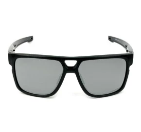 Oakley Crossrange Patch OO9382 - Preto Brilho/Cinza Semi Espelhado Prizm 60mm - Óculos de Sol