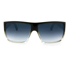 Óculos Evoke The Code Black Shine Gradient Silver Gray Gradient