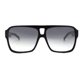 Óculos Evoke EVK 09 Black Shine Silver Gray Gradiente