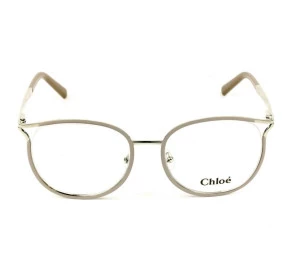 Chloé CE 2126 - Óculos de Grau 719 Bege/Dourado Lente 52mm