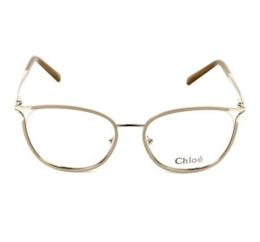 Chloé CE 2132 - Óculos de Grau 719 Bege/Dourado Lente 53mm