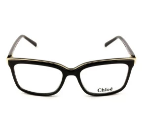 Chloé CE 2661 - Óculos de Grau 001 Preto Brilho Lente 53mm