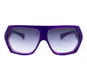 Óculos Evoke Amplidiamond Crystal Purple Silver Gray Gradient