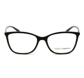 Dolce & Gabbana DG5026 - Preto 501 54mm - Óculos de Grau