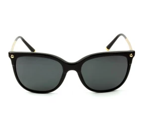 Dolce & Gabbana DG4333 - Óculos de Sol 501/87 Preto e Dourado Lentes 55mm