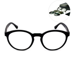 Empório Armani Clip-on EA4152 Preto Fosco 5042/1W 52mm - Óculos de Grau