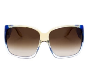 Óculos Evoke Power Flower Fade Crystal Champagne Blue Gold Brown Gradient