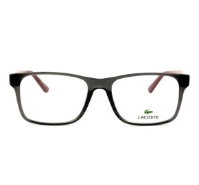 Lacoste L2741 - Cinza/Vinho 035 53mm - Óculos de Grau