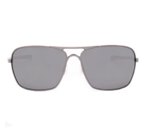 Oakley Plaintiff Squared Lead w/ Black Iridium Polarized 4063 09