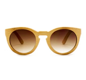 Óculos Evoke Wood Series Bamboo Collection 03 Clear Wood Laser Brown Gradient