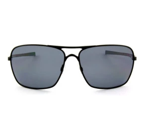 Oakley Plaintiff Squared Matte Black w/ Grey Polarized 4063 04