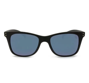 HB Landshark II Matte Black/White Blue Chrome Lenses 90113701