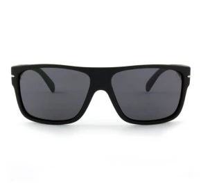 HB Would 90104 - Preto Fosco/Cinza 001 65mm - Óculos de Sol