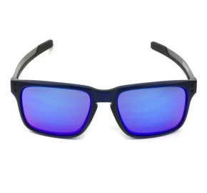 Oakley Holbrook MIX  OO9384 - Preto Fosco/Azul Espelhado 57mm - Óculos de Sol