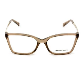 Michael Kors MK4058 Caracas - Óculos de Grau Marrom/Dourado 3501 Lentes 54MM