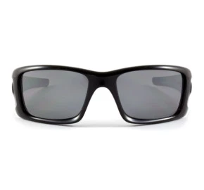 Oakley Crankcase Poloshed Black w/Black Iridium Polarized 9165 08