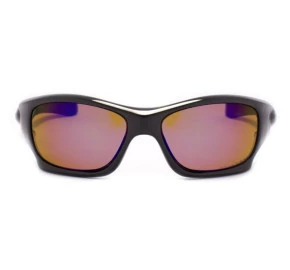 Oakley Pit Bull Polished Black Shallow Blue Polarized 9127 10