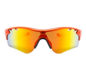 Oakley Radarlock Path Blood Orange Fire Iridium Polarized 9181 08