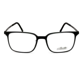 Óculos Silhouette Masculino Preto Titanium SPX 2937 75 9140 53