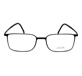 Óculos Silhouette Titanium SPX 2884 Preto Fosco 40 6054 54mm