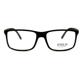 Polo Ralph Lauren PH2126 - Preto Fosco/Azul 5505 55mm - Óculos de Grau